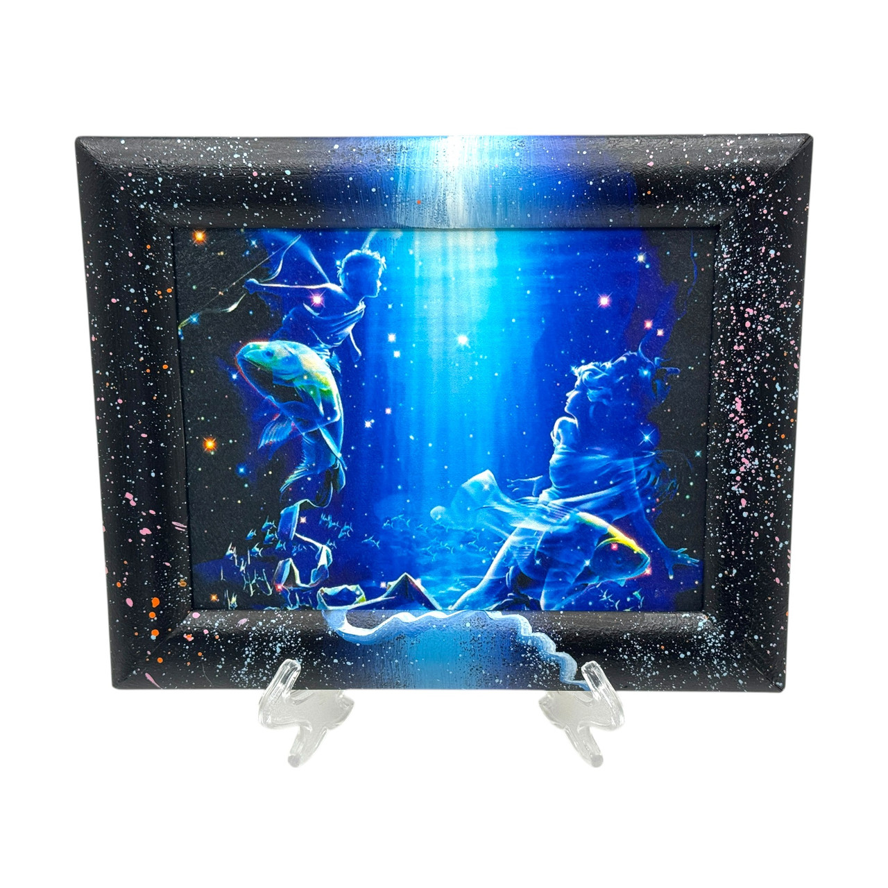 Картина на стіну для дому та в подарунок Знаки зодіаку Риба 31*25 см Розпродаж