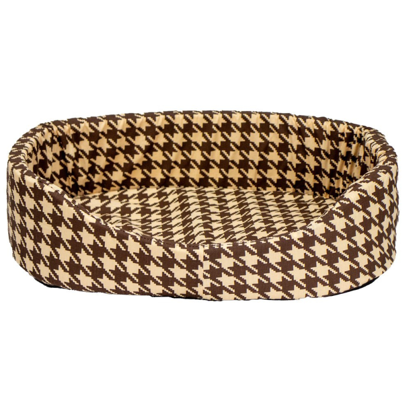 Лежак для тварин "Пухнастики" шоколад, 49*35*13см