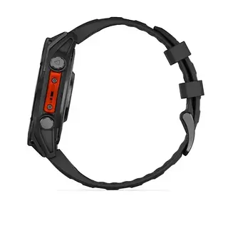 Смарт-часы Garmin Fenix 8 47mm AMOLED Slate Gray w. Black Silicone Band (010-02904-00)
