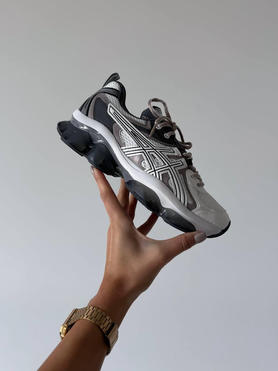 Кросівки чоловічі чорні Asics Gel-Quantum Kinetic White Black (17191), фото 1