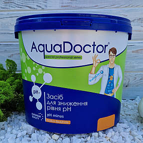 Хімія для басейну | Засіб для зниження рівня pH Aquadoctor pH Minus 7,5 кг (гранули) | Аквадоктор, фото 1