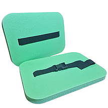 Каремат сидіння туристичне 350×240×20 мм із ремінцем, Зелена, фото 4