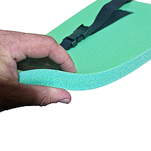 Каремат сидіння туристичне 350×240×20 мм із ремінцем, Зелена, фото 3