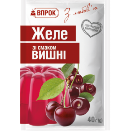 Желе "Вишневе" 40г