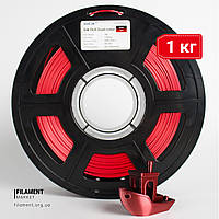 PLA Silk duo-color | 1 кг | чорний+червоний | пластик 3D філамент для 3D принтерів | black+red