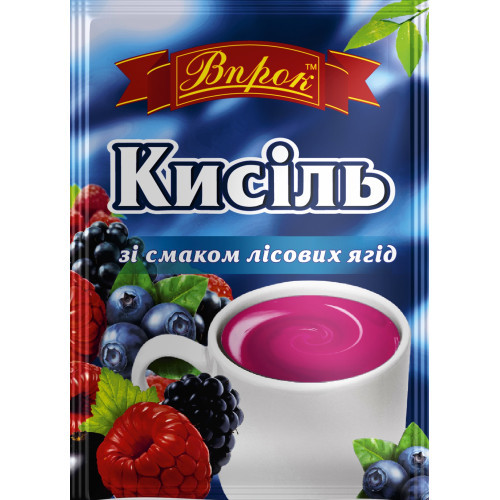 Кисіль зі смаком лісових ягід 65г