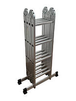 Алюмінієва драбина-трансформер "Олімп" 4х4, 4.7 м (EN131), фото 2