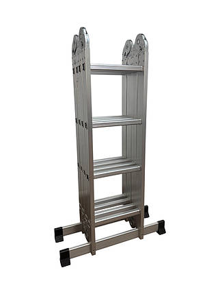 Алюмінієва драбина-трансформер "Олімп" 4х4, 4.7 м (EN131), фото 1