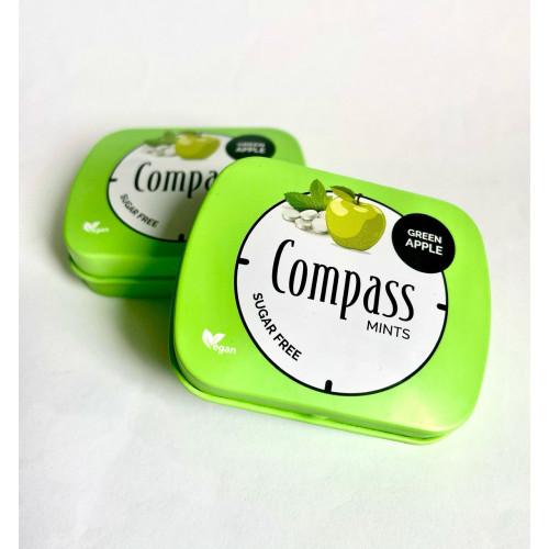 Освіжаюче драже COMPASS Green Apple