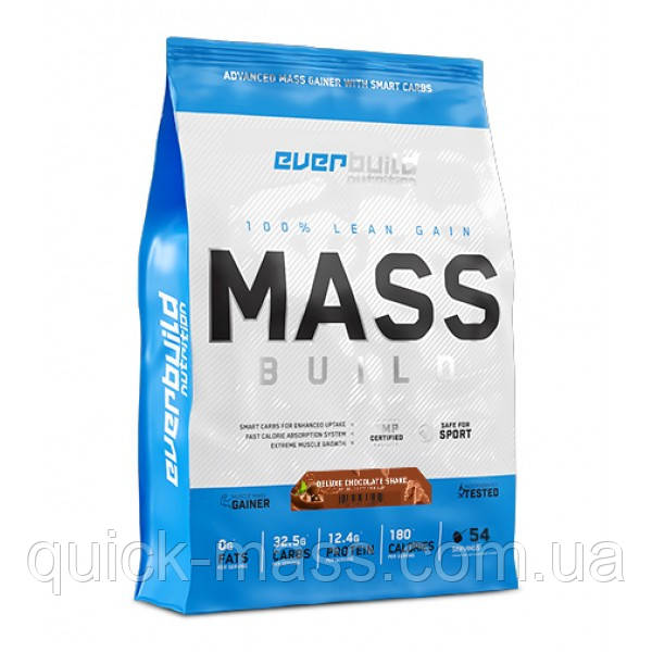 Гейнер EverBuild Mass Build Gainer 2720g (54 порції)