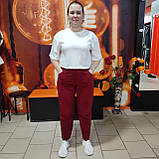 Футболка базова коротка жіноча біла бавовна, фото 7