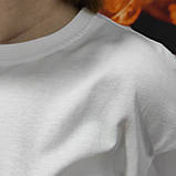 Футболка базова коротка жіноча біла бавовна, фото 8