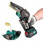 Акумуляторна міні пила Tokachi Drakkar 2xACU — безщітковий двигун, 6″+8″ шини, кейс, фото 5