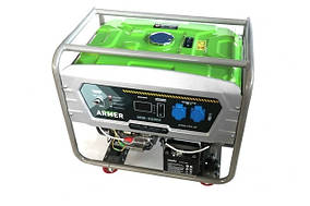 Генератор бензиновий 8 кВт з електричним запуском, 220 V, мідна обмотка (ARMER) ARM-GG002