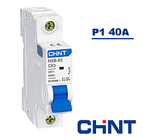 Автоматический выключатель Chint NXB-63 1P C40 6kA