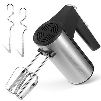 Ручний міксер + насадки для тіста, 600W, Hoffmans HM-8836 / Кухонний міксер електричний