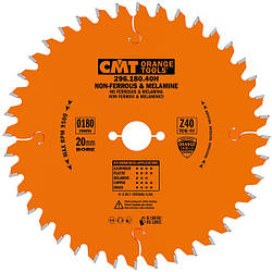 Пила для різання алюмінію D180x20x2,8 Z40 296.180.40H