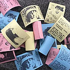 Самоклеючий термопапір для міні-принтера (57x25мм) 3 кольори / Набір кольорового паперу для термопринтера, фото 7