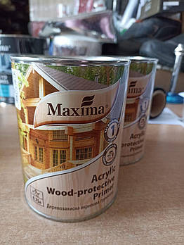Деревозахисна ґрунтовка акрилова Maxima 0.75л засіб для захисту деревини