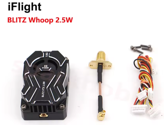IFlight BLITZ Whoop 5.8G 2.5W Високопотужний VTX-модуль 2~8S PitMode 25mW/400mW/1000mW/2500mW для радіокерованих дронів