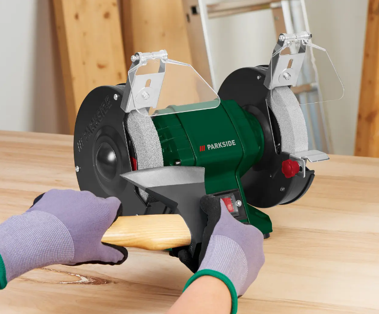 Точильний верстат, шліфувальний станок Parkside PDOS 200 C2 200W - фото 6 - id-p2656482775