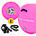 Повітряна бочка для гімнастики 4FIZJO Air Barrel 100 x 75 см Pink (P-5905973405485), фото 4