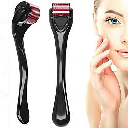 Мезоролер проти зморщок DERMA ROLLER, 540 голок/ Дермаролер для обличчя від зморшок