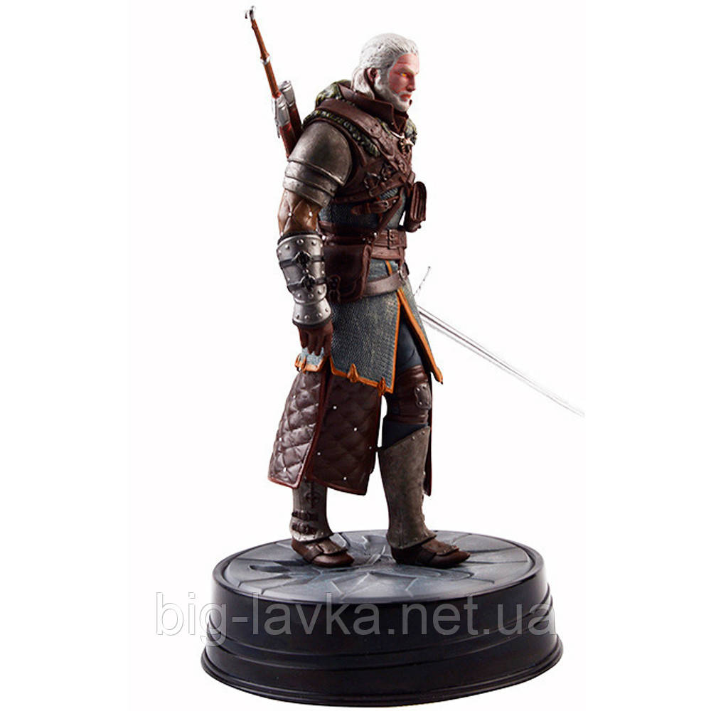 Фігурка Відьмак Геральт у грандмайстерні броні з мечем  Коричневий, фото 1