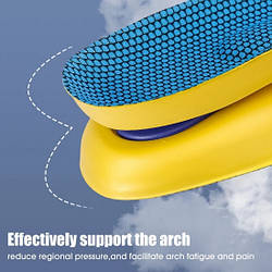 Спортивні устілки для взуття підошва з амортизацією дихаюча подушка 39-42 розмір smart