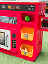 Дитяча кухня 918 А-В з водою і парою, світлом і звуком, 65 предметів — Створи власну казку на кухні Червона, фото 6