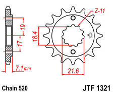 Зірка передня JT JTF1321.13