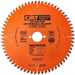 Пила для різання алюмінію D216x30x2,8 Z64 297.064.09M