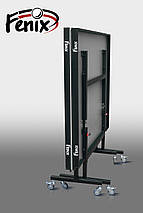 Тенісний стіл Master Sport M16 «Фенікс» Настільний теніс для приміщень, офісу Пінг-понг складаний Графітовий, фото 3