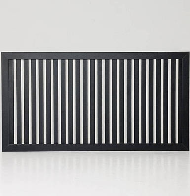 Декоративна решітка на батарею "Форест", колір Чорний
