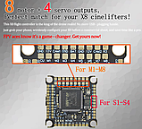 Політний стек STM32H743 12S100A ESC 4 серво 2 камери 8 моторів, фото 9