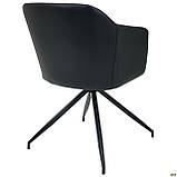 Крісло обіднє Нікі / Niki тканина сіра, ТМ Амф, фото 4