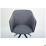 Крісло обіднє Нікі / Niki тканина сіра, ТМ Амф, фото 6