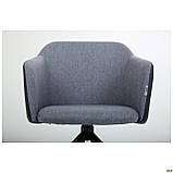 Крісло обіднє Нікі / Niki тканина сіра, ТМ Амф, фото 7