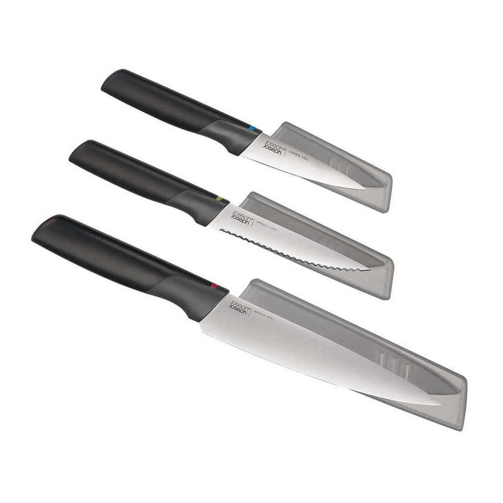 Набір кухонних ножів із чохлами Joseph Joseph Elevate 3 шт 10528