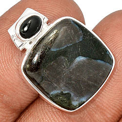 Містичний Мерлініт срібний кулон, 0137ПМ