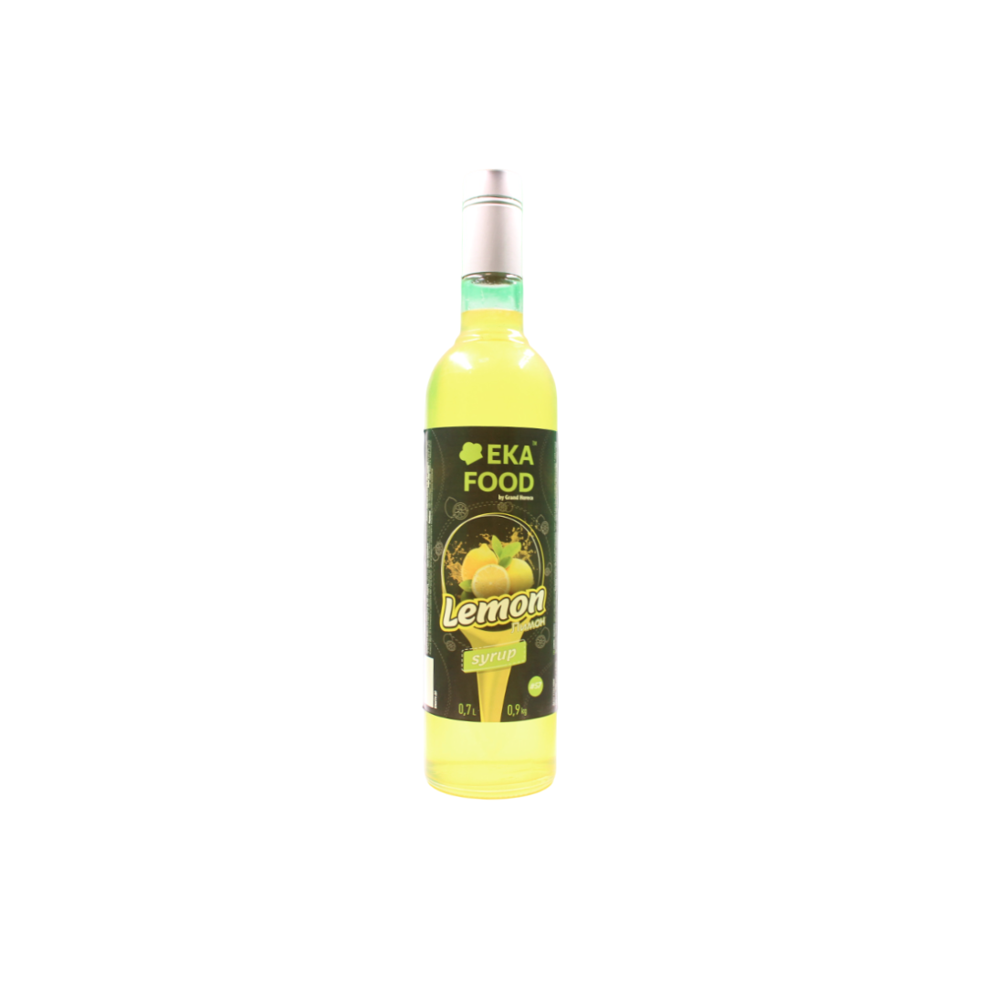 Сироп коктейльний EkaFood by Grand Horeca Lemon "Лимон" #57 700 мл 0,9 кг СКЛО, фото 1