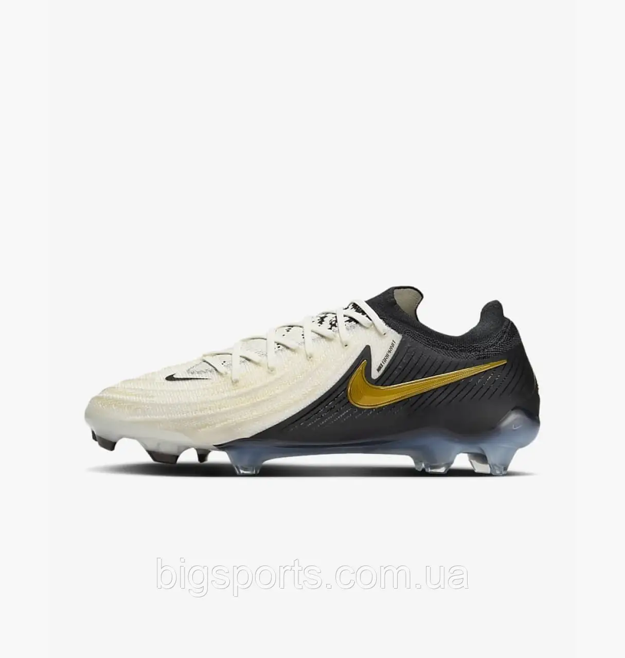 Бутсы унисекс Nike Fg Phantom Gx 2 Elite Beige/Black (арт. FJ2559-100)