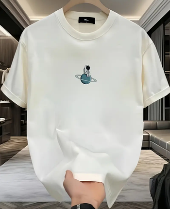 Чоловіча футболка Solar System White, фото 2