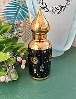Скляний флакон для наливної парфумерії 50 мл, пляшка для парфумів у східному стилі, Чорний