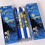 Ручка масляна "Ван Гог", чорна, фото 3