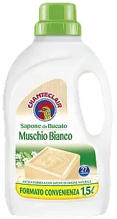 Chante Clair гель для прання з милом Muschio Bianco 27 прань 1500 мл Італія, фото 1