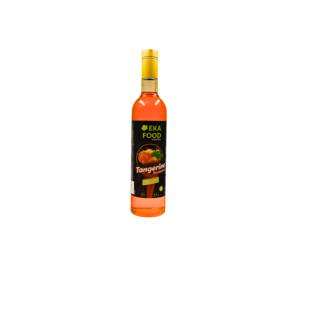 Сироп коктейльний EkaFood by Grand Horeca Tangerine "Мандарин" #61 700 мл 0,9 кг СКЛО, фото 1