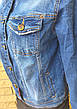 Куртка жіноча джинсова стрейчева на ґудзиках, є великі розміри CRACPOT, Туреччина, фото 6