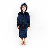 Теплий дитячий халат Deep Blue, фото 9