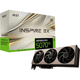 Відеокарта GeForce RTX 5070 Ti 16GB MSI Inspire 3X OC (GeForce RTX 5070 Ti 16G INSPIRE 3X OC)
